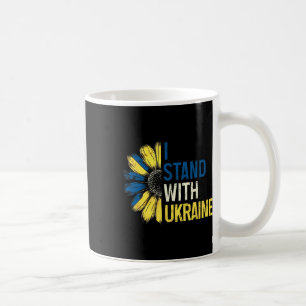 I Stand With Ukraine 2025 Shirts Ukrainian Flag Fr Coffee Mug