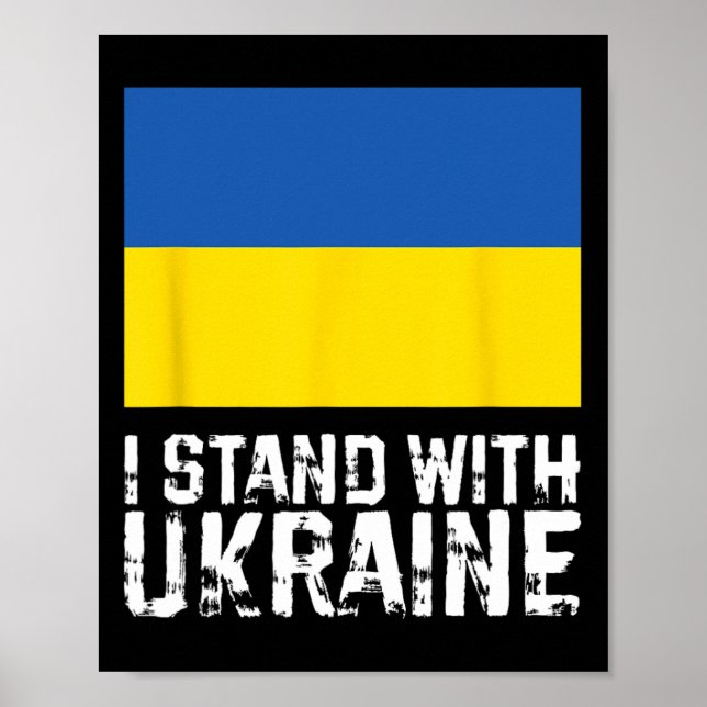 I Stand With Ukraine 5  Poster (Front)