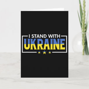 I Stand With Ukraine 8  Card