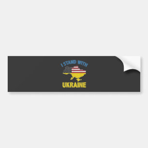 I Stand with Ukraine  Bumper Sticker