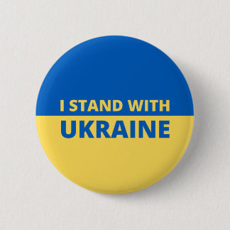 I STAND WITH UKRAINE BUTTON