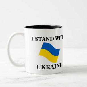 I STAND WITH UKRAINE COFFEE MUG