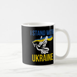 I Stand With Ukraine Dove Peace Pro-ukraine  Coffee Mug