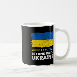 I Stand With Ukraine Flag - Ukrainian Flag - Ukrai Coffee Mug