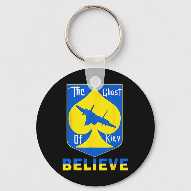 I Stand With Ukraine  Keychain (Front)