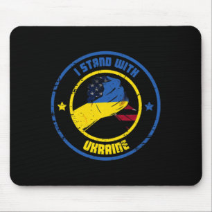 I Stand With Ukraine Patriot Mouse Pad
