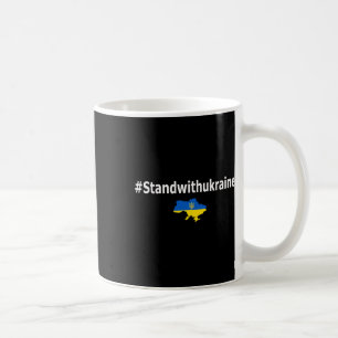 I Stand With Ukraine Shirt Hashtag Standwithukrain Coffee Mug