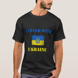 I Stand With Ukraine Shirt Ukrainian Flag Support