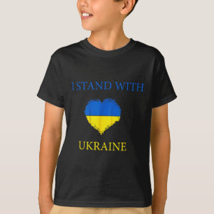 I Stand With Ukraine Shirt Ukrainian Flag Support