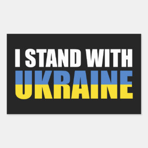 I Stand With Ukraine Sticker
