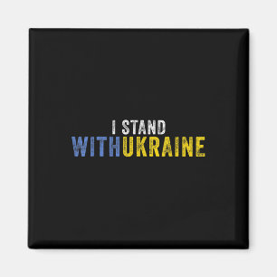 I Stand With Ukraine _ Stop Putin Stop War Support Magnet