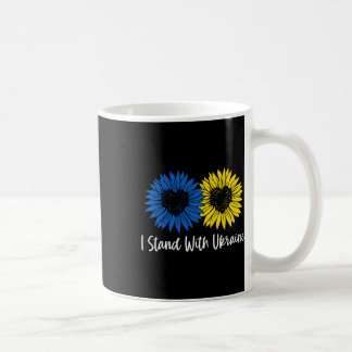 I Stand With Ukraine Sunflower Women Girl Coffee Mug