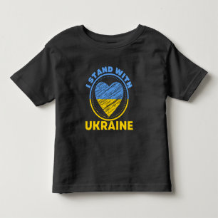 I STAND WITH UKRAINE - SUPPORT TODDLER T-SHIRT