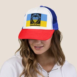 I STAND WITH UKRAINE - SUPPORT TRUCKER HAT