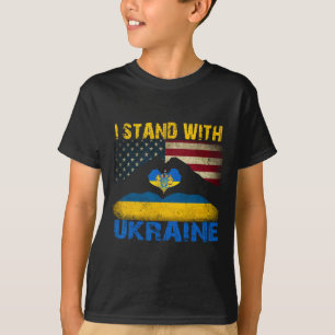 I Stand With Ukraine Support Ukraine Lover Pride U T-Shirt