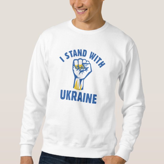 I Stand With Ukraine Sweatshirt (Front)