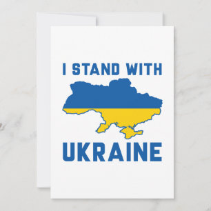 I Stand With Ukraine Thank You Card