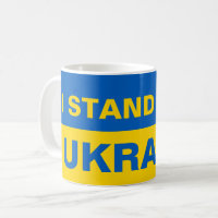I Stand with Ukraine Ukrainian Flag