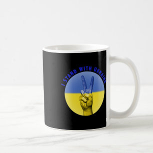 I Stand With Ukraine Ukrainian Flag Ukrainians Puc Coffee Mug