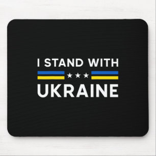 I Stand With Ukraine Ukrainian Pride Mouse Pad