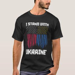 I Stand With Ukraine Ukrainian Pride T-Shirt