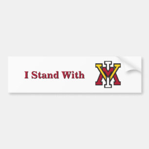 I Stand With VMI Bumper Sticker