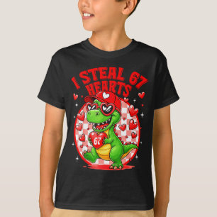 I Steal 67 Hearts Valentine’s Day 67 Meme 6 7 T-re T-Shirt