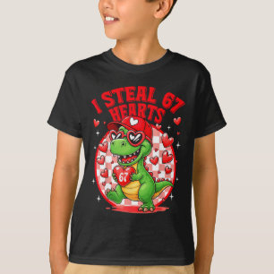 I Steal 67 Hearts Valentine’s Day 67 Meme 6 7 T-re T-Shirt