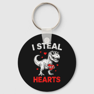 I Steal Hearts 67 Valentine’s Day 67 Meme 6 7 T-re Keychain