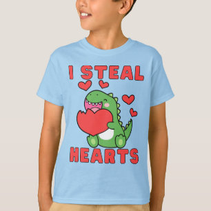 I Steal Hearts, Cute, Boys/Girls Valentines T-Shirt
