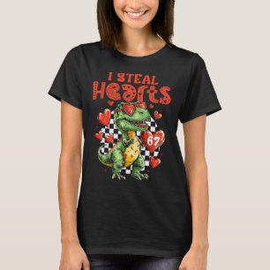 I Steal Hearts Dinosaur 67 Valentine Humour Meme S T-Shirt