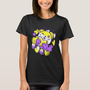 I Steal Hearts Lgbtq Nonbinary Pride Genderfluid N T-Shirt