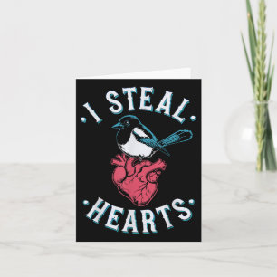 I Steal Hearts, Magpie Anatomical Heart Goth Valen Card