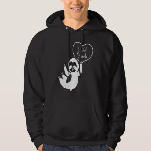I Steal Hearts Sloth  Valentines Day  1 Hoodie