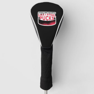 I Steal Pucks Men Women Ice Hockey Lover Gifts Golf Head Cover