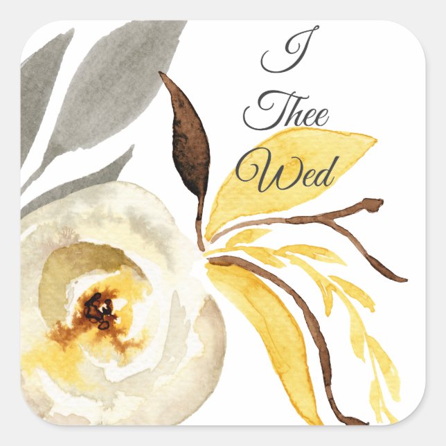 I Stickers Mariage Floral Wed (Devant)