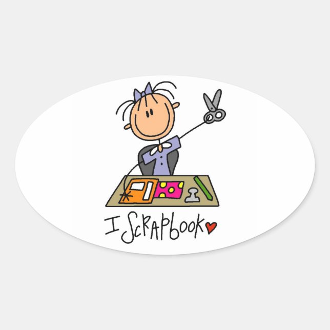 I Stickers Ovaux du Scrapbook (Devant)