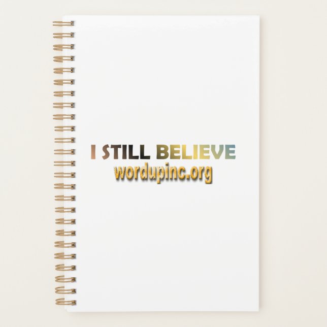 I Still Believe Planner (Front)
