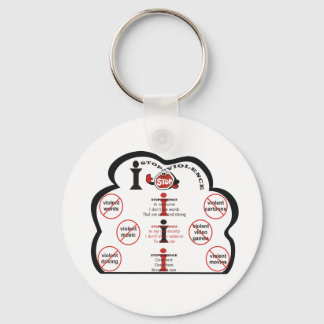 I Stop Violence Key Chain Set