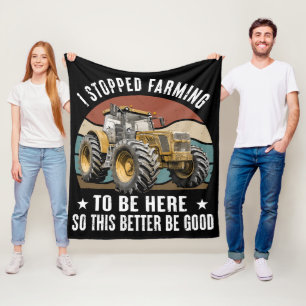 I Stopped Farming To Be Here So This Better Fleece Blanket