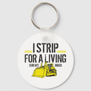 I STRIP FOR A LIVING KEYCHAIN