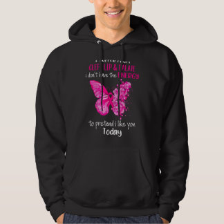 I Suffer From Cleft Lip & Palate Awareness Pink Bu Hoodie