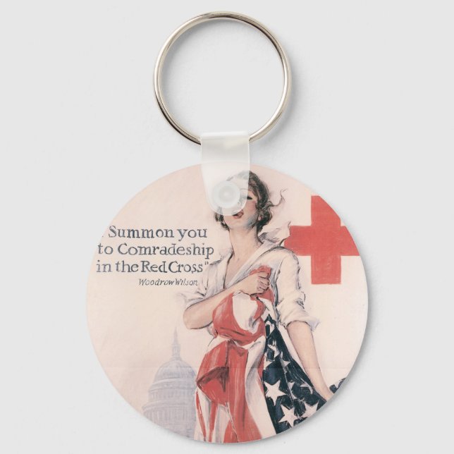 I Summon You To Comradeship Keychain (Front)