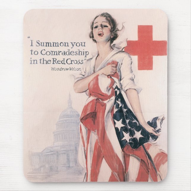 I Summon You To Comradeship Mouse Pad (Front)