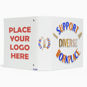 I Support a Diverse Workplace Personalized Binder