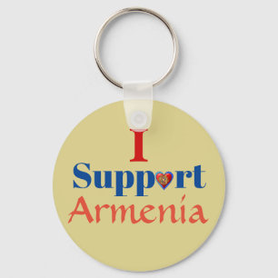 I Support Armenia Keychain