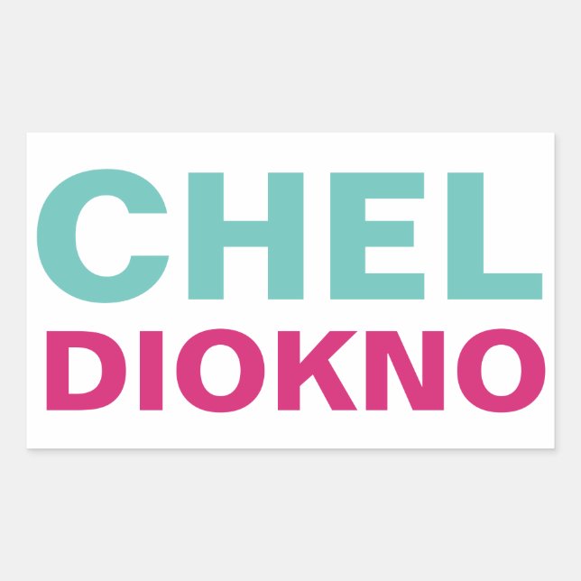 I Support Atty. Chel Diokno CUSTOMIZABLE Sticker (Front)