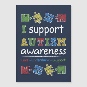 I Support Autism Awareness Puzzles