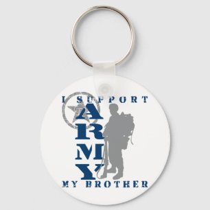 I Support Brother 2 - ARMY Keychain