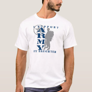I Support Daughter 2 - ARMY T-Shirt